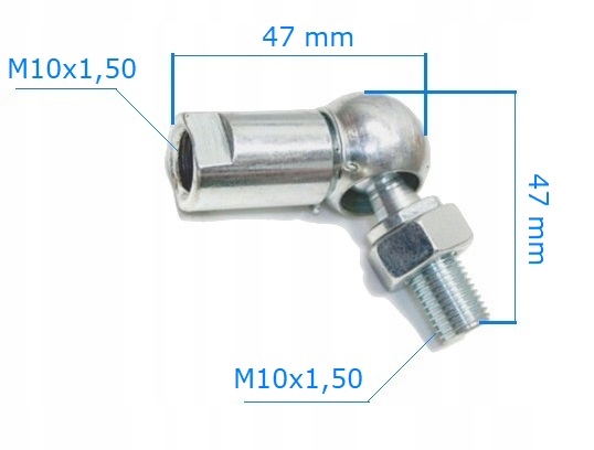 Наконечники шарового шарнира m6x1