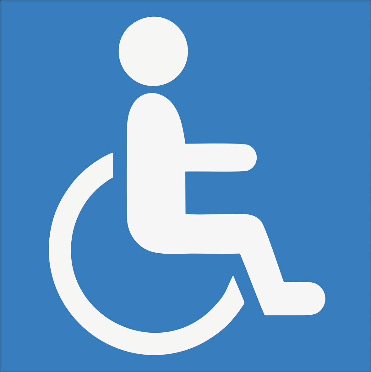 Наклейка инвалид