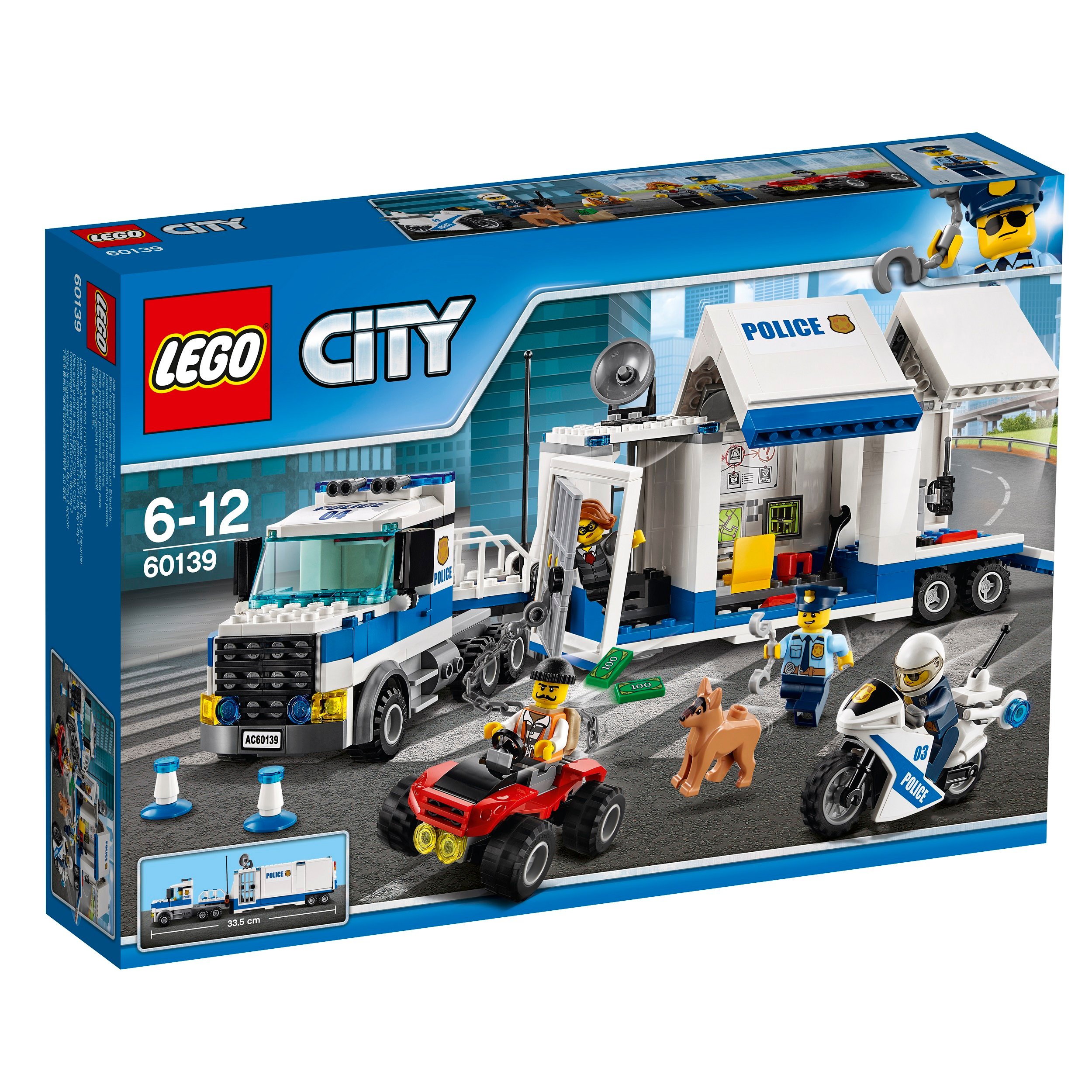 Лот: 9021899040, название: Lego City Мобильный командный центр 60139. 