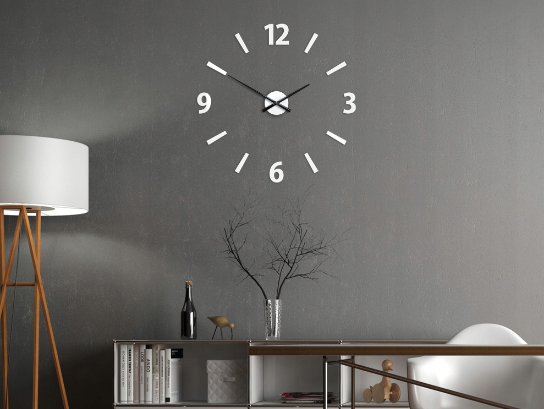 Установка diy clock на стену