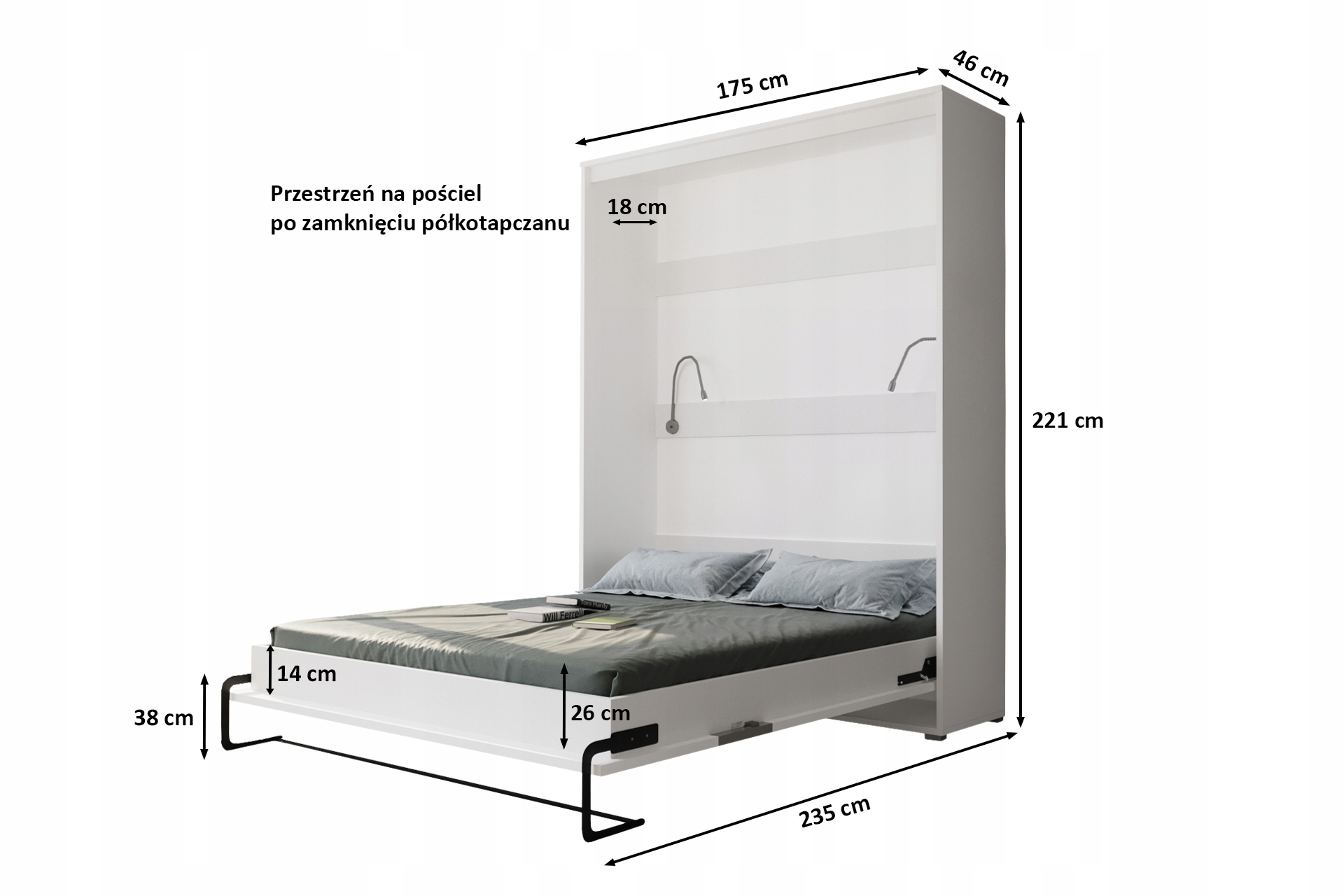 Механизм вертикальной кровати