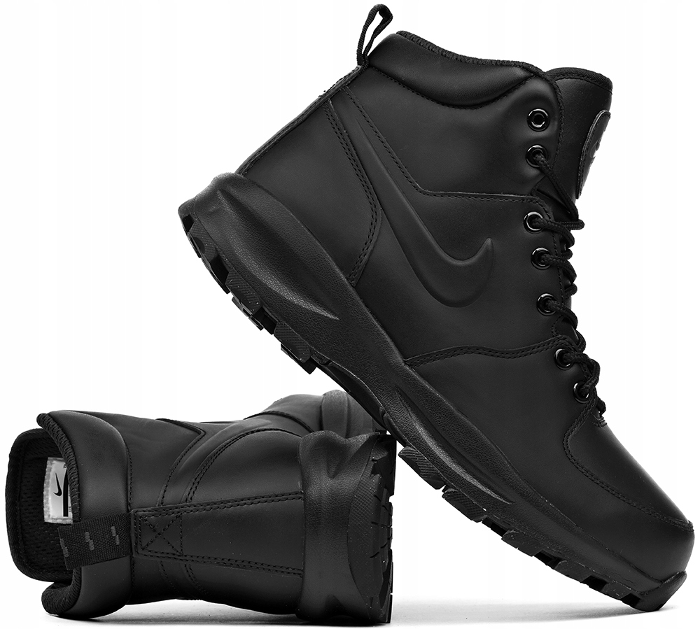 Обувь мужская отзывы покупателей. Ботинки Nike Manoa Leather 454350-003. Зимняя мужская обувь Nike Manoa. Ботинки найк мужские зимние кожаные. Ботинки утепленные мужские Nike Manoa.