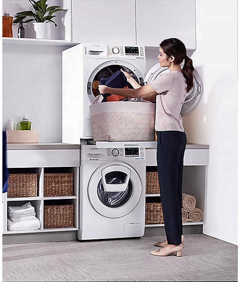 Сушильная машина на стиральной машине фото