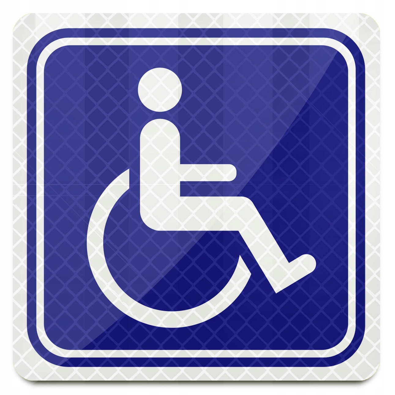 Наклейка инвалид для авто