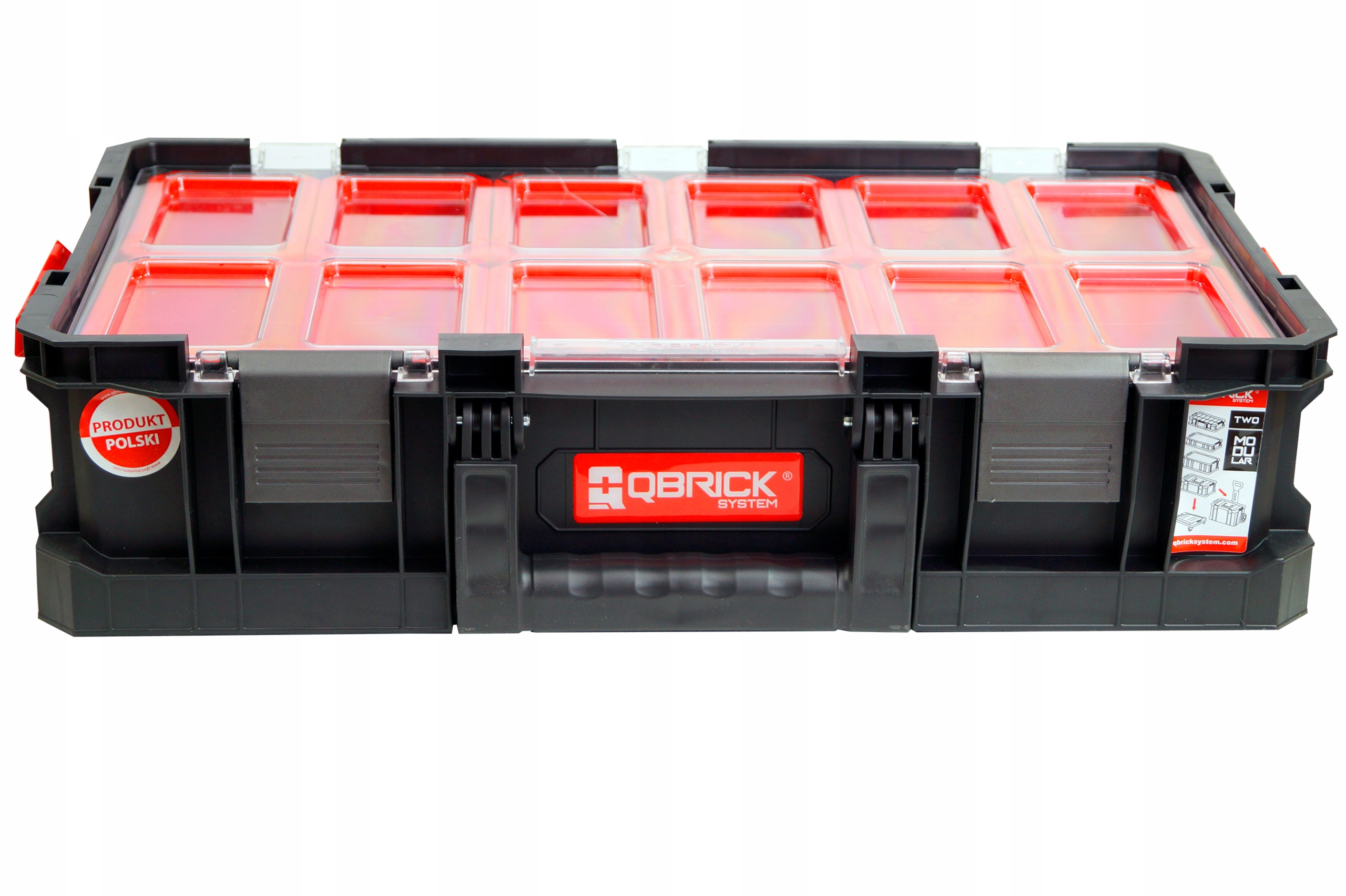 Ящик для инструментов Qbrick System two. Ящик для инструментов Qbrick System two Box 200. Ящик для инструментов Qbrick System Pro 700. 5901238251149, Ящик для инструментов Qbrick System two Organizer Multi , черный.