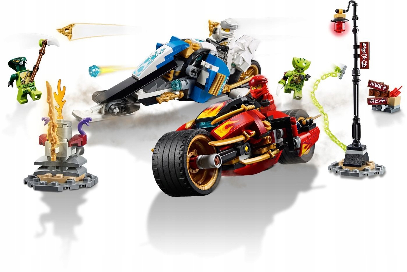 Купить LEGO NINJAGO 70667 битва мотоциклов Кай Зейн магазин (7940266119) с  доставкой в Россию