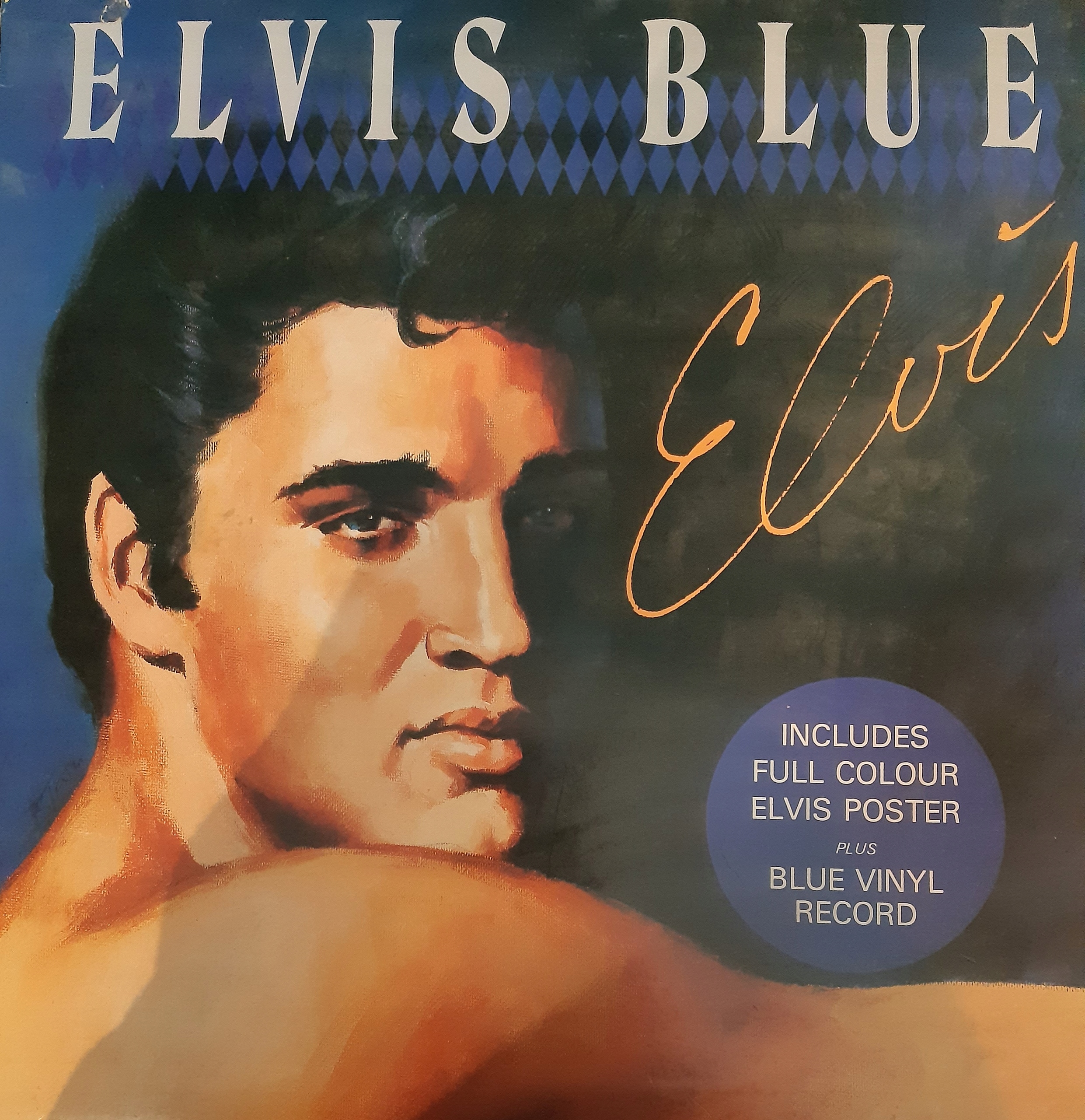 Блю Элвис. Blue Elvis. Элвис в синем.