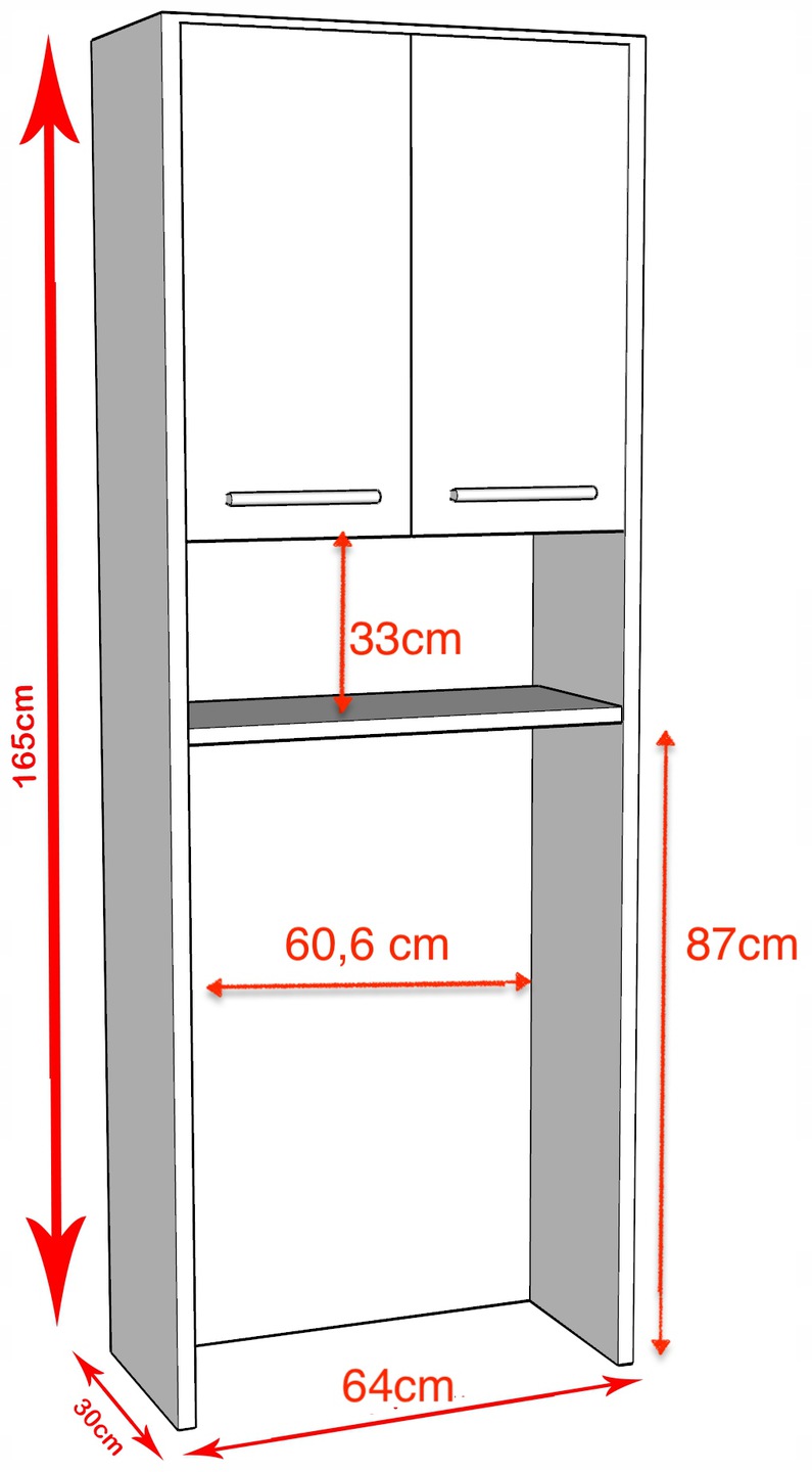 ширина шкафа под стиральную машину 60 см