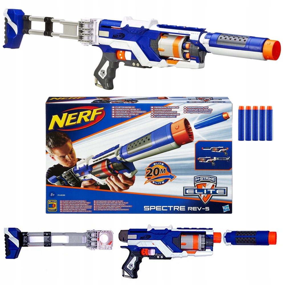 Нерф 5. Nerf n-Strike Элит спектр Rev-5. НЕРФ бластер Элит Ринофайер. Бластер НЕРФ Элит Рэмпейдж. Nerf Spectrum.