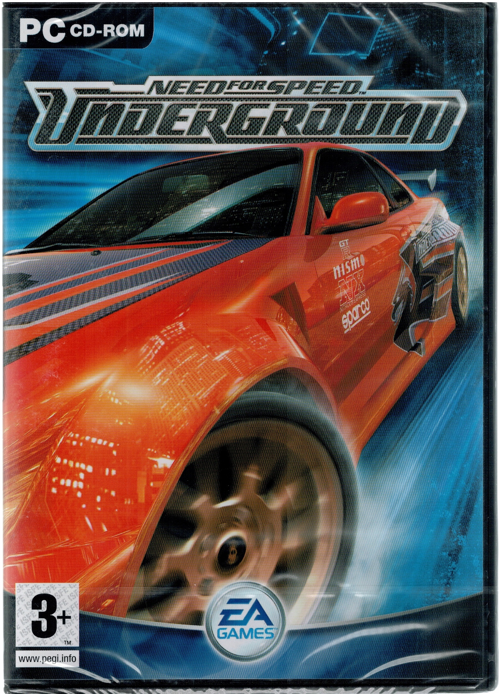 Купить NFS Underground новая игра в фольге тюнинг ПК CD-ROM (10558263941) с  доставкой в Россию