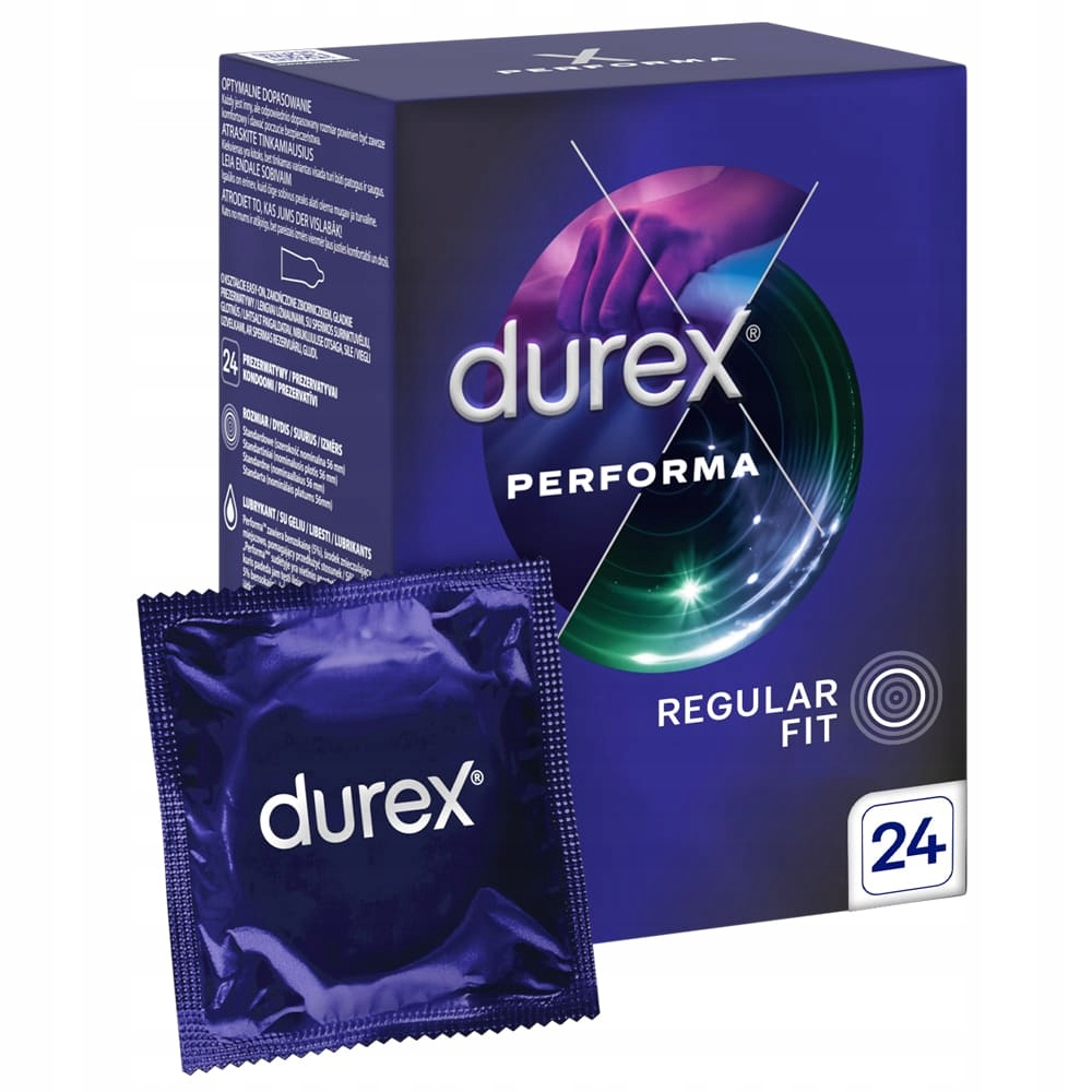 Купить Durex Performa презервативы 24 шт. задерживающие эякуляцию  удлиняющие секс (16320069418) с доставкой в Россию