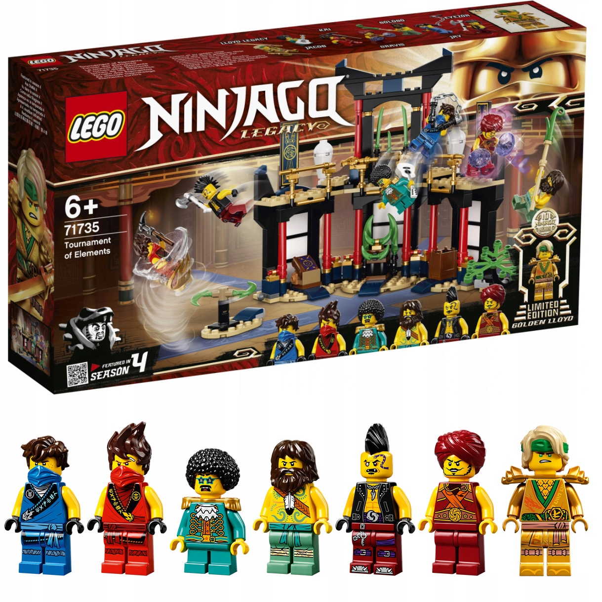 Купить LEGO NINJAGO - Турнир Стихий (71735) Храм (10116980110) с доставкой  в Россию