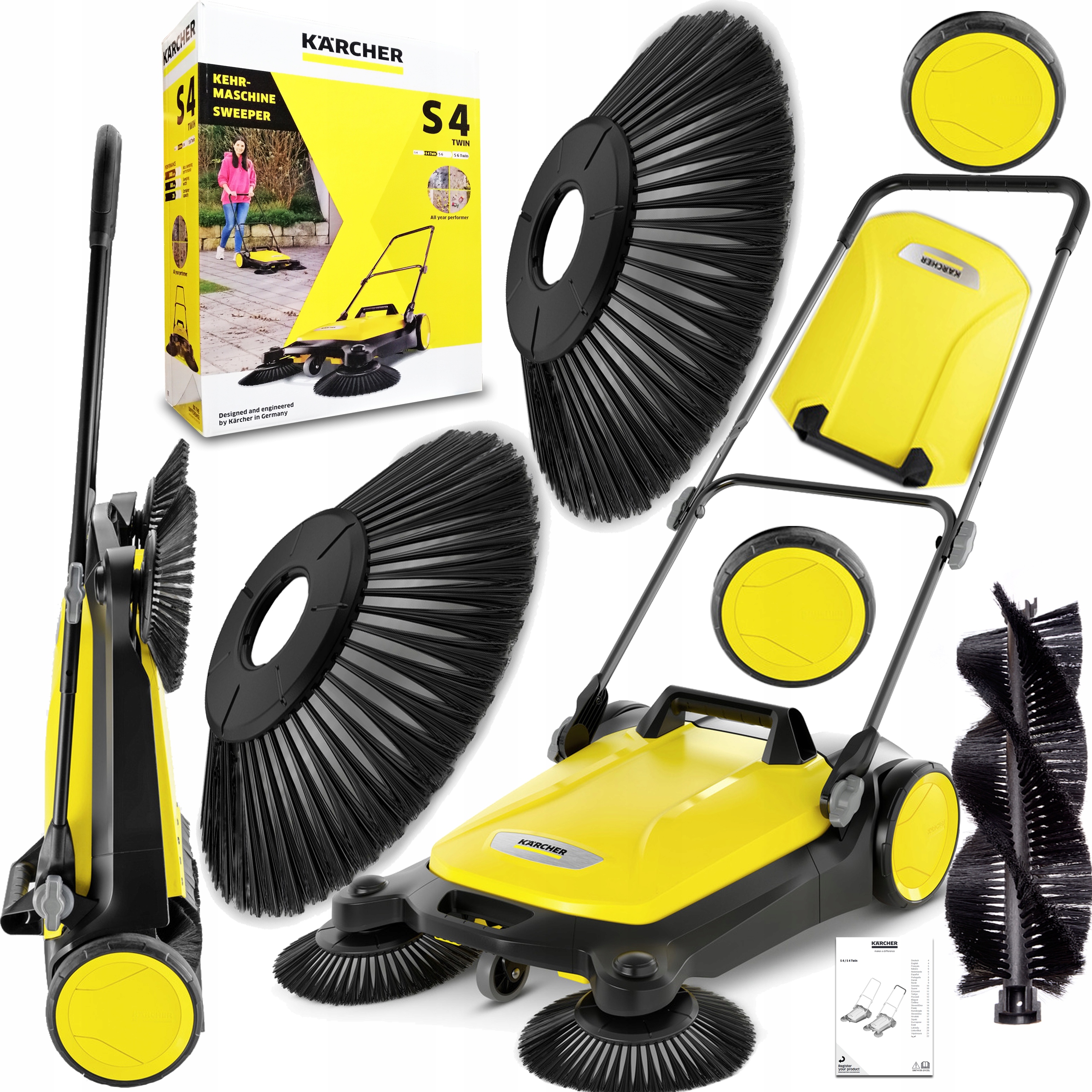 Купить KARCHER S 4 TWIN УБОРОЧНАЯ МАШИНА РУЧНАЯ КОМПЛЕКТ КУБИК  (10228242613) с доставкой в Россию