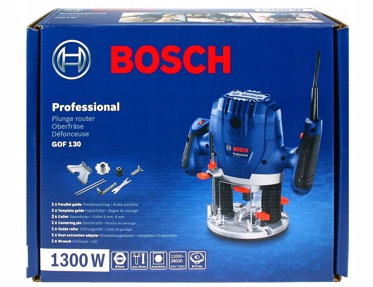 Bosch отзывы. Вертикальный фрезер Bosch GOF 130, 1300 Вт.