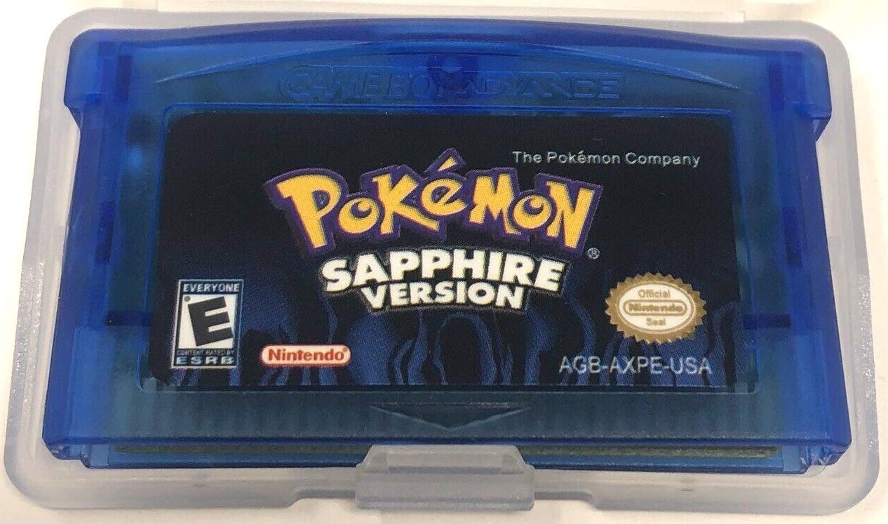 Купить Pokemon Sapphire - GameBoy Advance GBA (10427417110) с доставкой в  Россию