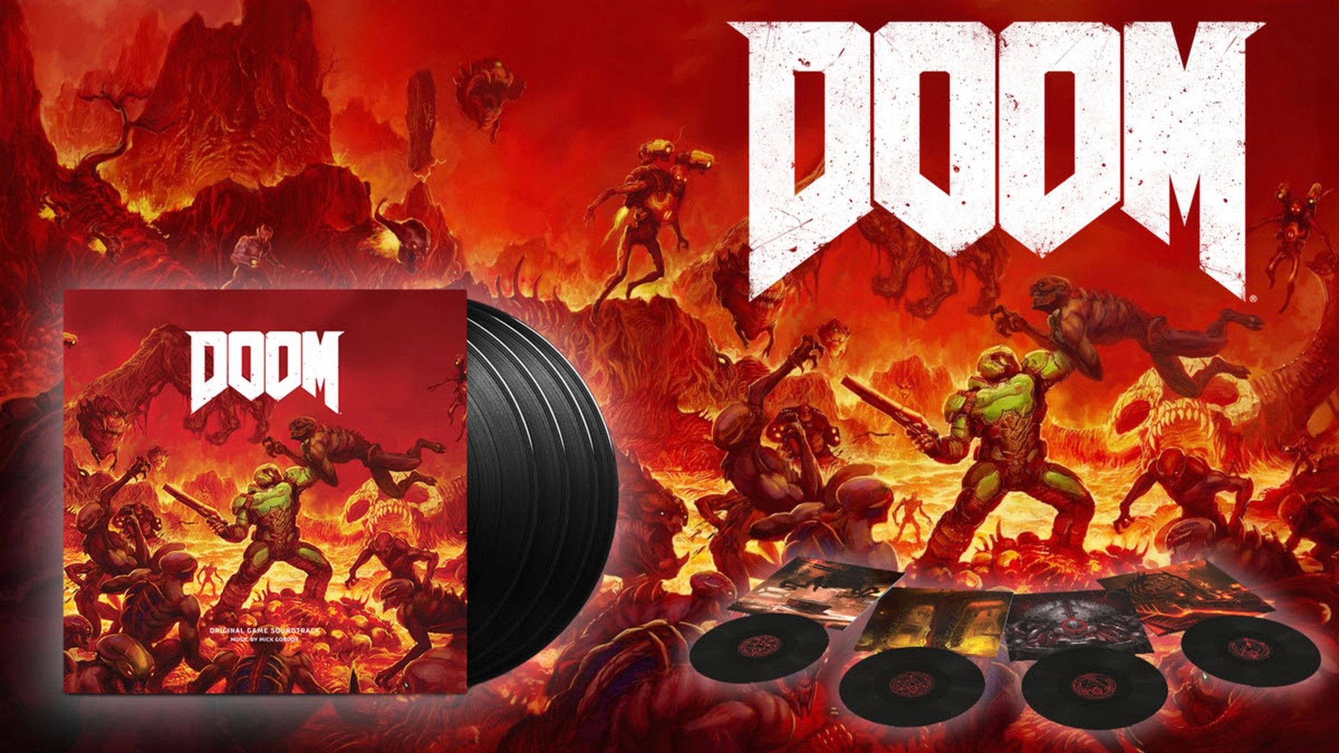 Doom Vinyl. Mick Gordon Doom Vinyl.