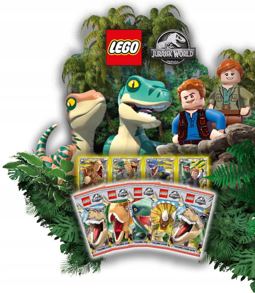 Купить MULTIPACK LEGO JURASSIC WORLD TRADE GAME CARD (10522588909) с  доставкой в Россию