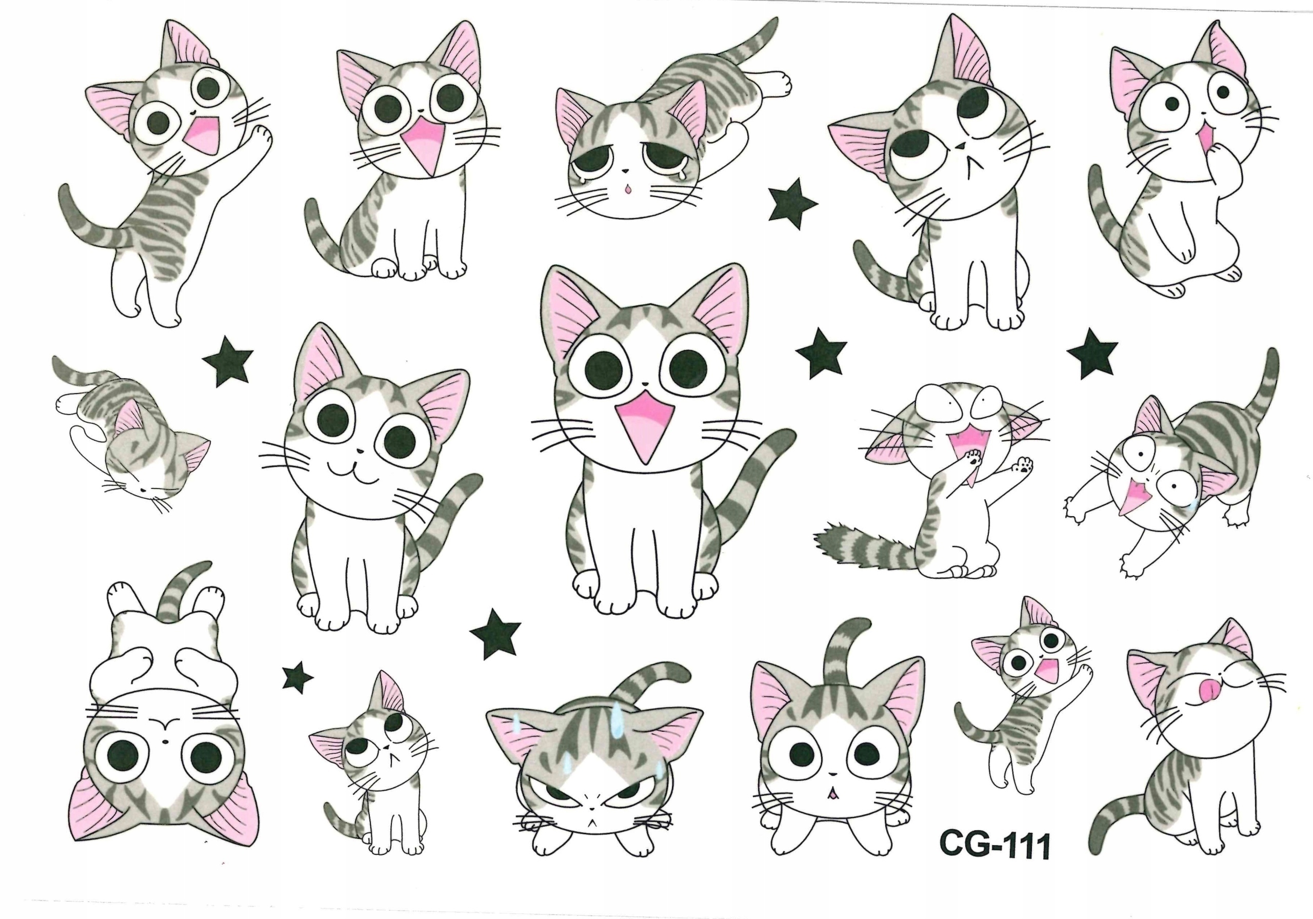 картинки милых котиков для распечатки