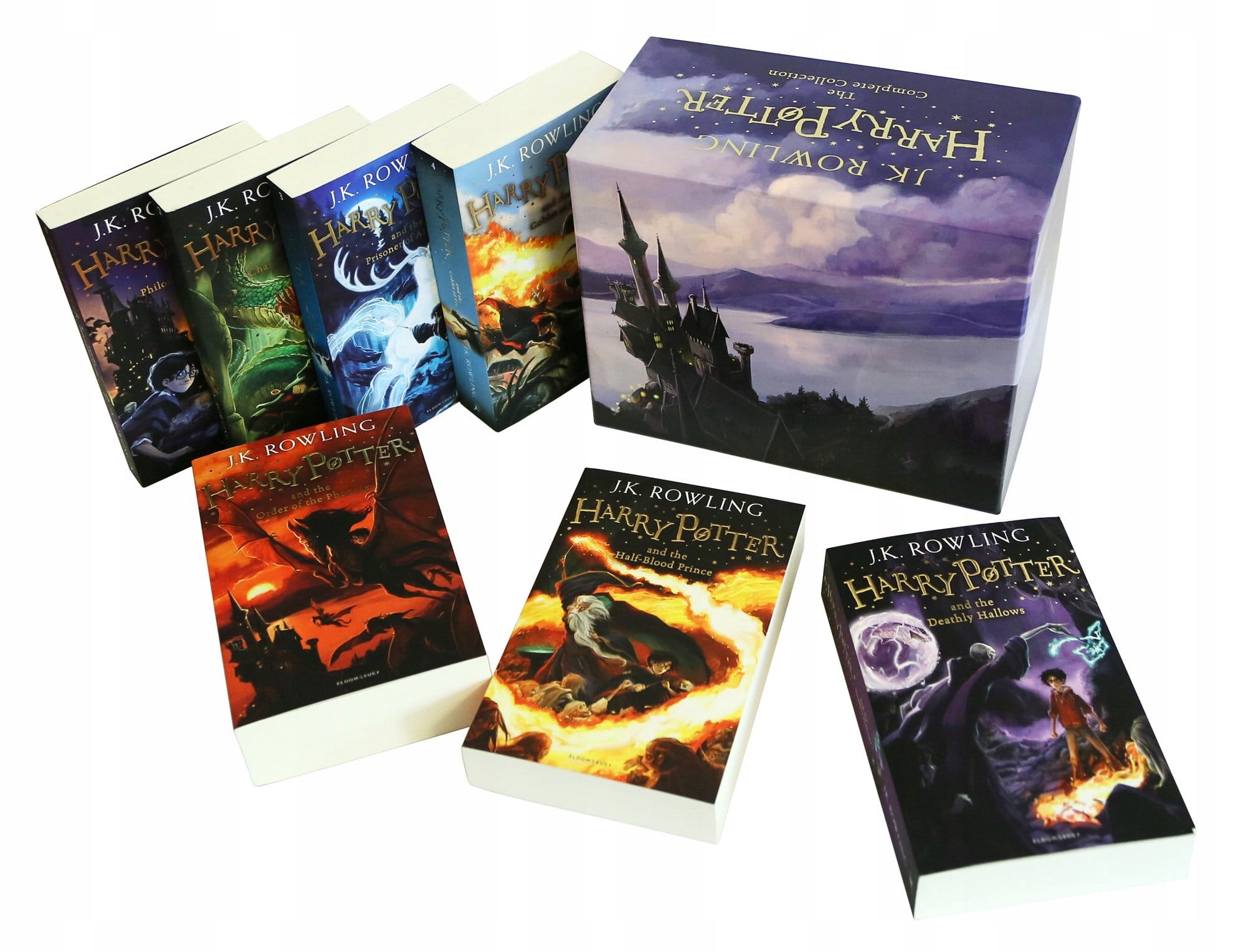 Harry potter complete collection. Harry Potter Bloomsbury Box. Harry Potter Boxed Set. Complete collection книга. Harry Potter Box Set: the complete collection Bloomsbury. Harry Potter Bloomsbury Box Set.