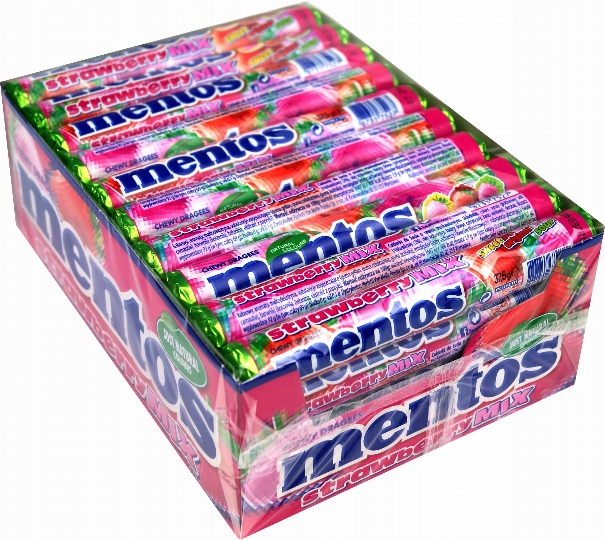 Купить Mentos Strawberry Mix 40 шт (8516831203) с доставкой в Россию