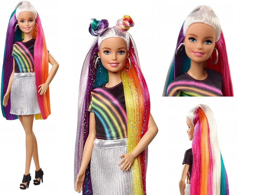 Кукла барби красить волосы в детском мире
