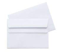 KOPERTY listowe biurowe C6 samoklejące SK - BIAŁE - Zestaw 50 SZTUK