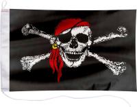 Пиратский флаг яхт флаг пиратский платок 65x40cm