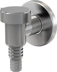 Угловой сифон для стиральной машины, хром APS1