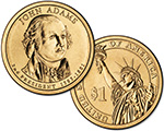 1 $ Prezydenci USA - John Adams 2007 P