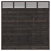 прямой забор WIEN 180x180 серый пергола забор