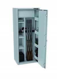 Длинный оружейный шкаф S1 KONSMETAL MLB 150D / 6 4 с электронным замком kl A