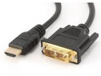 Kabel monitorowy HDMI/DVI-DM (18+1) 0.5m