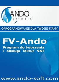 Oprogramowanie do fakturowania Ando Software 1 PC licencja wieczysta ESD