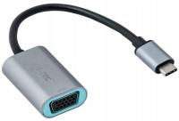 Adapter USB-C - VGA I-Tec C31METALVGA60HZ szary