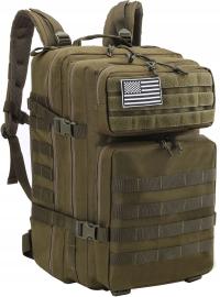 Рюкзак выживания военный тактический военный универсальный 45л, нашивка велкро