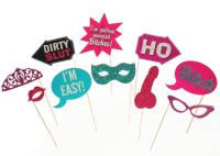 Zestaw FOTOBUDKA Wieczór Panieński na patyku 10szt