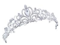 Корона серебряная тиара диадема свадебное украшение для волос 18стка девичник