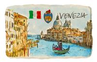 Магнит холодильник сувенир камень ВЕНЕЦИЯ ВЕНЕЦИЯ 329