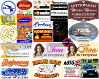 TABLICA REKLAMOWA 100x60 Z DOWOLNĄ GRAFIKĄ