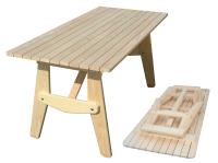 САДОВЫЙ СТОЛ ДЕРЕВЯННЫЙ СКЛАДНОЙ СТОЛ 70X100