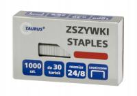 Zszywki 24/8 1000 sztuk do 30 kartek 2 op.