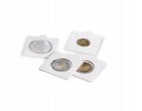 HOLDERY SAMOPRZYLEPNE NA MONETY LEUCHTTURM 25 SZTUK 39,5MM