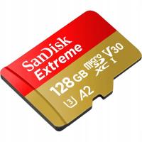 Karta micro SD 128GB SanDisk Extreme V30 U3 160MBs