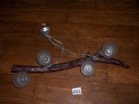 Żyrandol do Altany DREWNO KLOSZE SALON STYLOWA(655