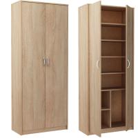 ШКАФ, СТЕЛЛАЖ ЗАКРЫТЫЙ, ДУБ СОНОМА R004 ПОЛКА