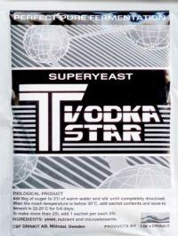 Дистилляционные дрожжи T Vodka Star самогон / X10ШТ.