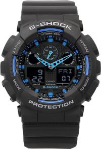 Мужские часы Casio G-Shock GA-100-1A2ER черный