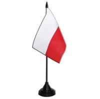 Настольный флаг Польша 10x15 см стенд 30 см флаги польский