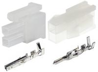 MOLEX MX MINI-FIT КУБ ШТЕКЕР РАЗЪЕМ ОМ-2 PIN-2