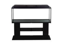 Zestaw 160l prosty pokrywa 2x15W Led Dzień i Noc szafka czarny